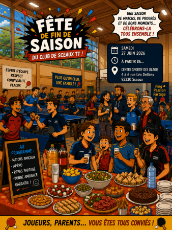 Fête du club le samedi 27 juin