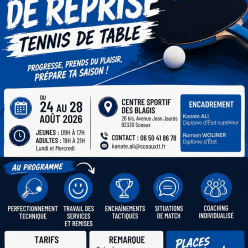 Stage de reprise pour adultes